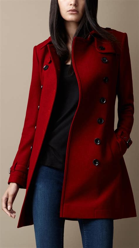 burberry womens wool coats|burberry coat women's outlet.